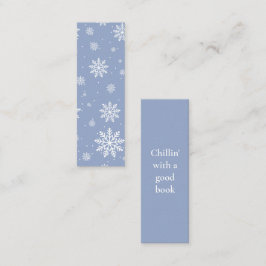 Mini Bookmark-Telefonkortet för vinterchillintid