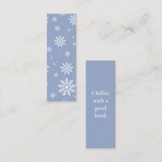 Mini Bookmark-Telefonkortet för vinterchillintid
