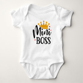 Mini Boss Baby Bodysuits T Shirt