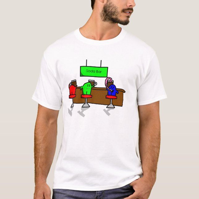 Mini- bröder på sodavattenpubT-tröja Tee Shirt (Framsida)
