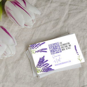 Mini Bröllop-detaljkopplingskort med QR-kod Tilläggskort
