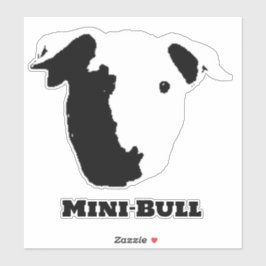 MINI BULL STICKER KLISTERMÄRKEN