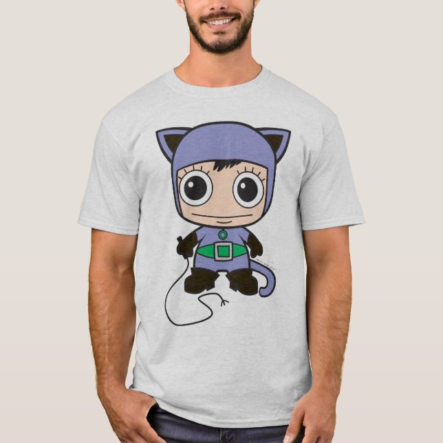 Mini Cat Woman Tee Shirt (Framsida)