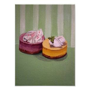 Mini Cheesecakes Photo Fototryck