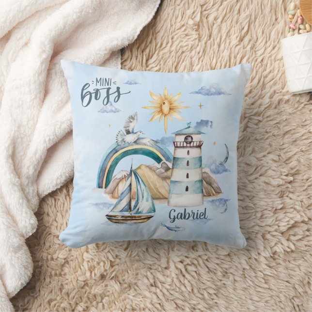 Mini Chef-Frakten i Anpassadet vid havet Kudde (Filt)