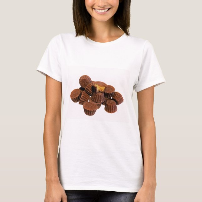 Mini Chocolate och peanut Treats T Shirt (Framsida)