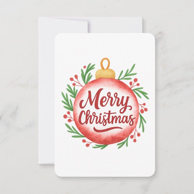 Mini Christmas Sticker Set – Festive Holiday Sayin Tack Kort (Framsida)
