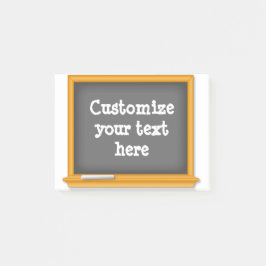Mini Classroom Chalkboard Post-it Block