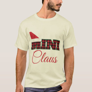 Mini Claus Buffalo-rutig julmatchning för barn T Shirt
