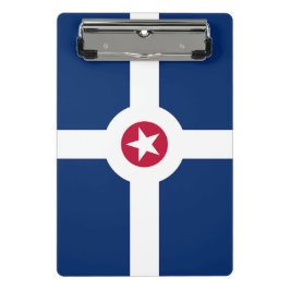 Mini Clipboard with flagga of Indianapolis, USA