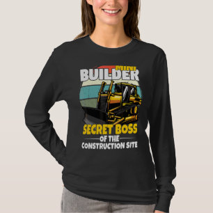 Mini Construction Ladder för barn med gravsten T Shirt