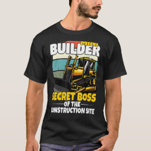 Mini Construction Ladder för barn med gravsten T Shirt