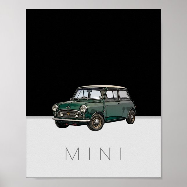 Mini Cooper Poster (Framsidan)