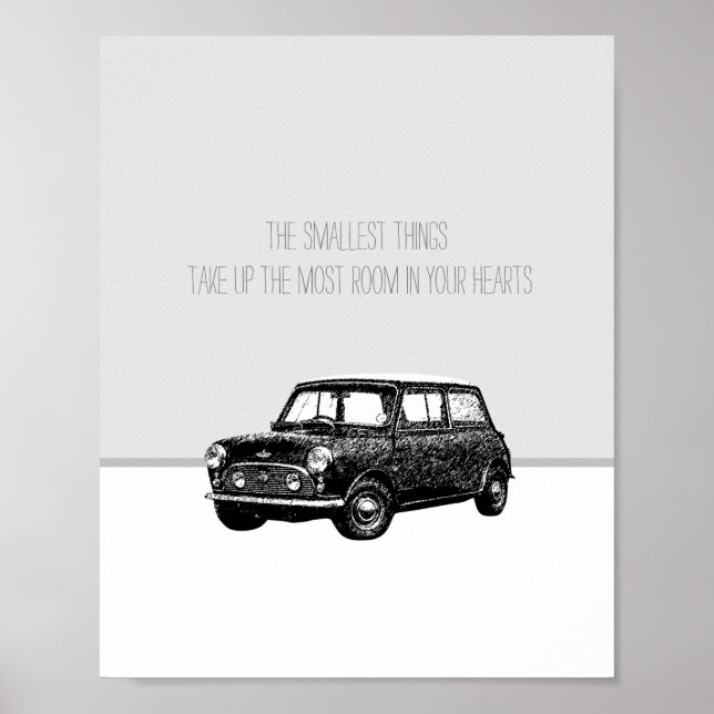 Mini Cooper Poster (Framsidan)