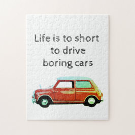 Mini cooper rot Puzzle Pussel
