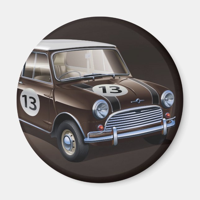 Mini Cooper S Brown Magnet (Framsidan)