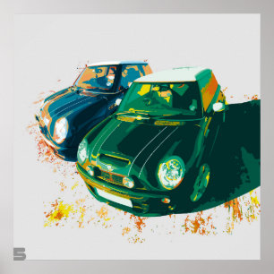 Mini- Cooper S R53 Poster