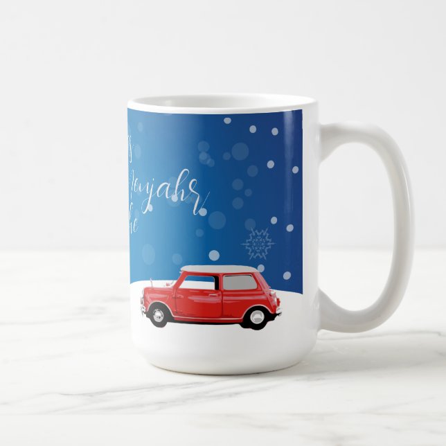 Mini Cooper Tasse  Neujahr Kaffemugg (Höger)