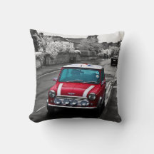 Mini Cooper Vintag Kissen