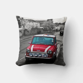 Mini Cooper Vintag Kissen Kudde