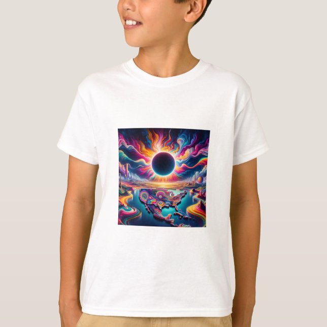 Mini Cosmic Explorer: Tee för barn (Framsida)