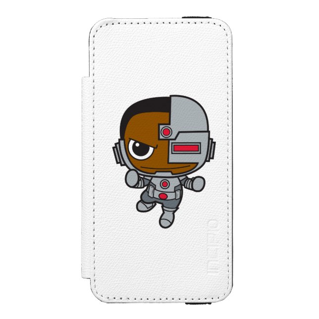 Mini Cyborg Incipio iPhone Wallet Skal (Folio Framsidan)