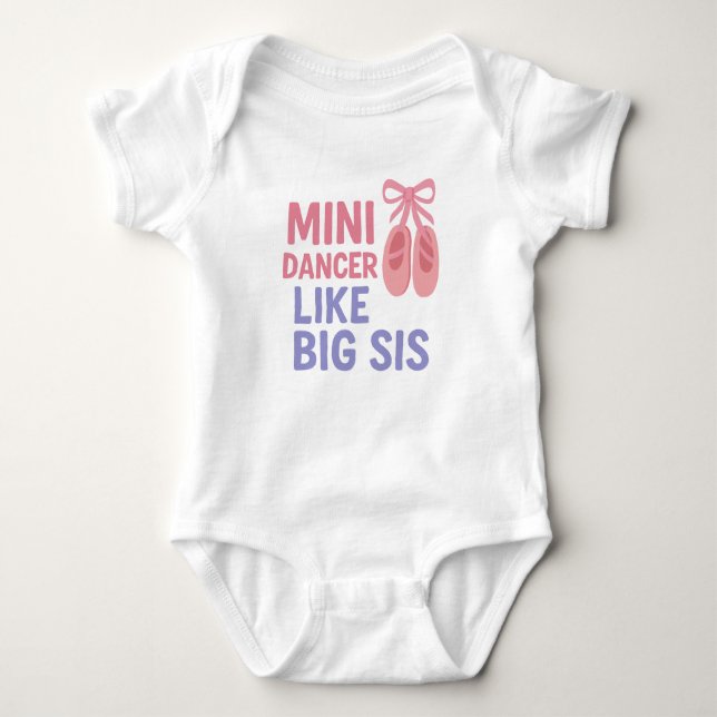 Mini Dancer som Big Syrran T Shirt (Framsida)