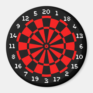 Mini- Dartboard Magnet