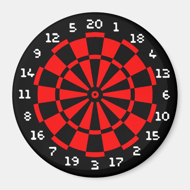 Mini Dartboard Magnet (Framsidan)