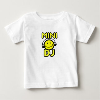 Mini DJ deejay, smiley-barn i baby t-shirt