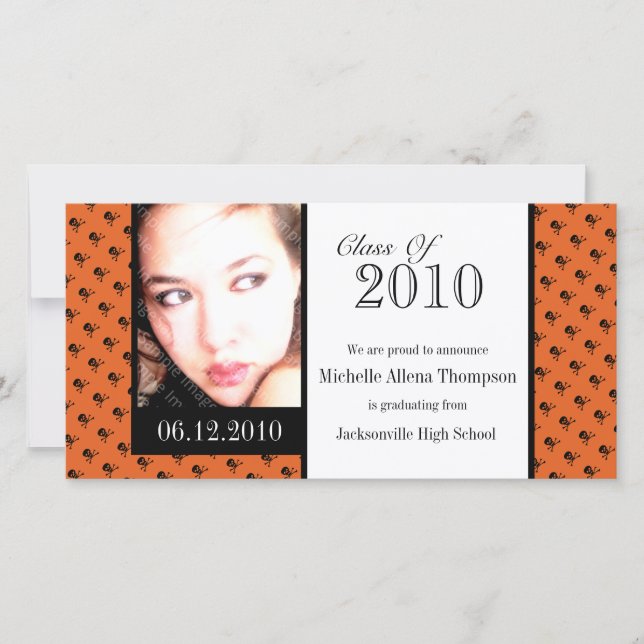 Mini Döskallar Studenten annonsfoto Meddelande (Framsida)