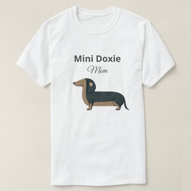 Mini Doxie Mamma Tröja Miniatyr Wiener Present (Design framsida)