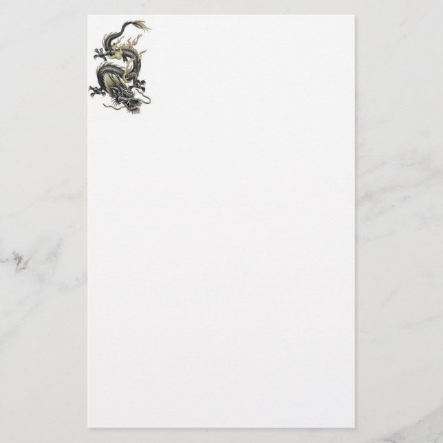 Mini Dragon Stationary Brevpapper (Framsida)