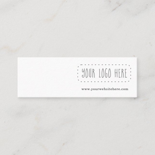 Mini Earring Visning Card Visitkort (Framsida)