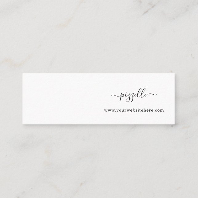 Mini Earring Visning Card Visitkort (Framsida)