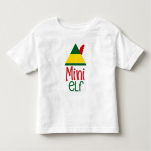 MINI Elf Baby Kids Helgdag-familjen - Roligt T Shirt