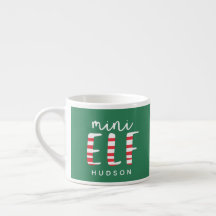 Mini Elf festive Red, grönt och vit jul