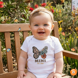 Mini Fjäril med skräddarsydd EST-års matchande out T Shirt