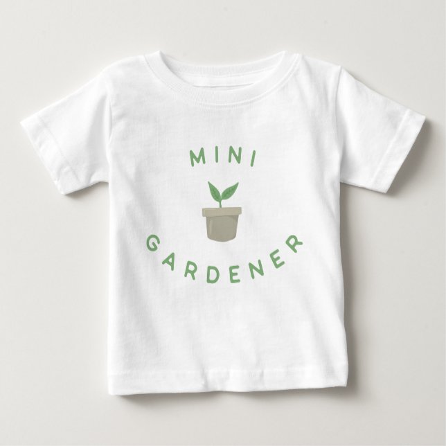 Mini Gardener Småbarn Shirt T Shirt (Framsida)