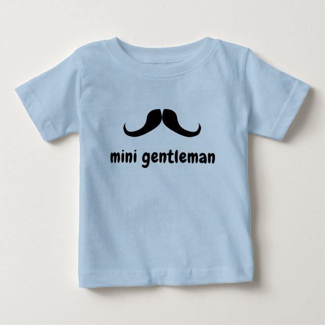 Mini gentleman Baby Romper T-shirt (Framsida)
