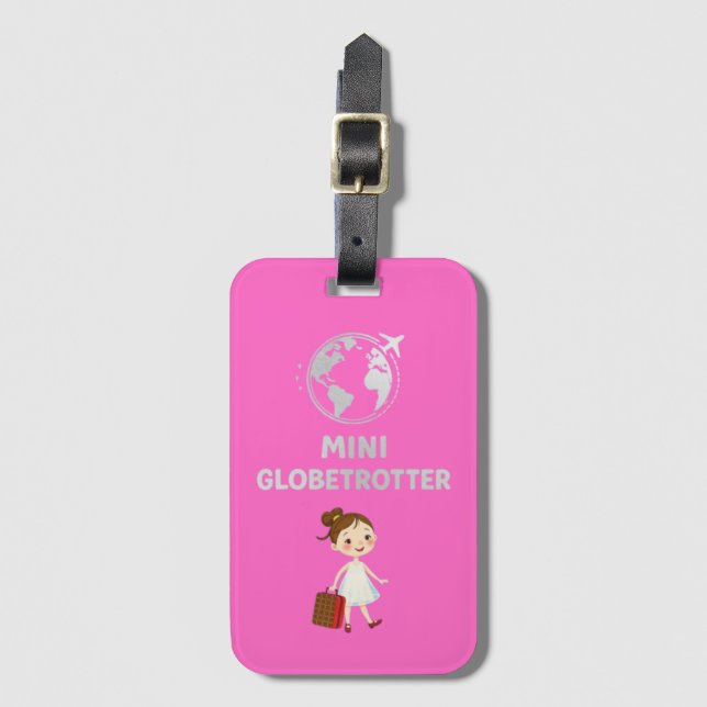 Mini Globetrotter Luggage Tag Bagagebricka (Framsida vertikal)