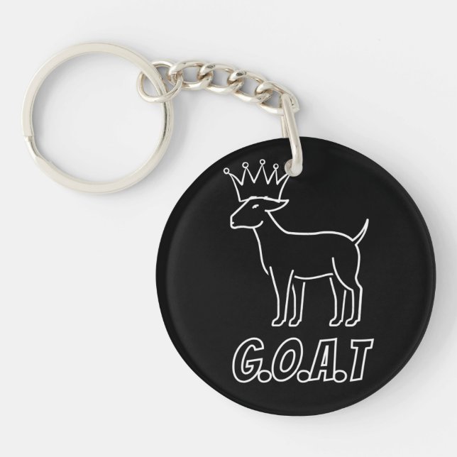 Mini Goat-nyckelkedja vid Dubbla (Framsidan)