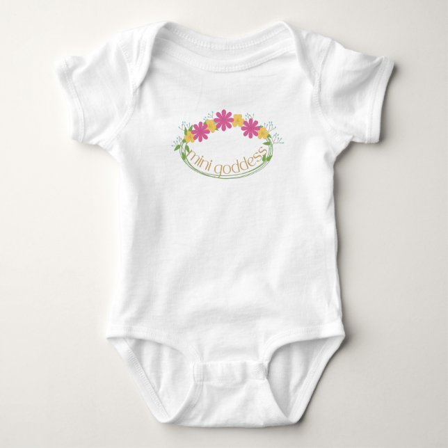 Mini Goddess Baby One-Biet T Shirt (Framsida)