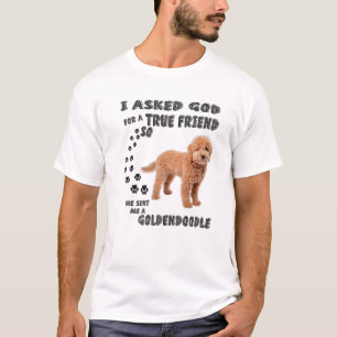 Mini Goldendoodle Quote Mamma, Doodle Pappa Art Cu T Shirt