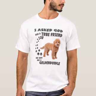 Mini Goldendoodle Quote Mamma, Doodle Pappa Art Cu T Shirt