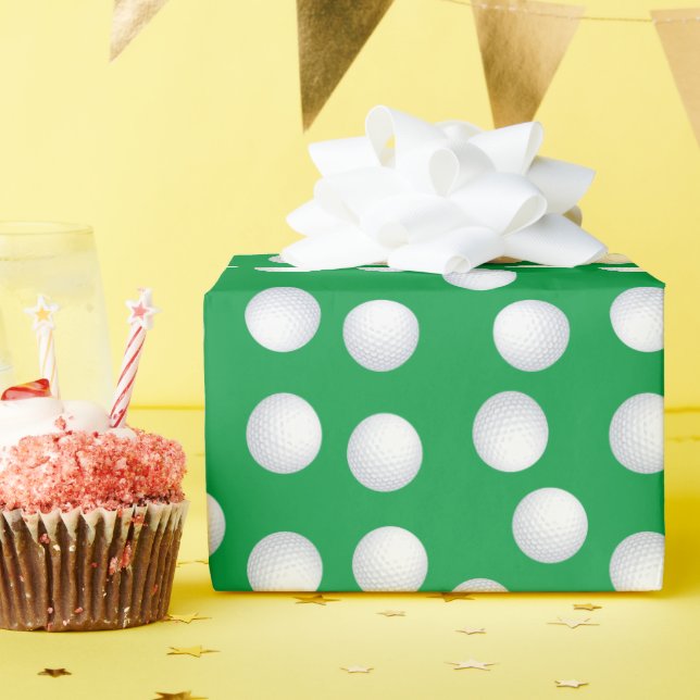 Mini Golf Bollar Födelsedagsfest Kids Sports Presentpapper (Födelsedagsfest)