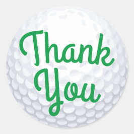 Mini Golf Bollar Födelsedagsfest Kids Sports Runt Klistermärke