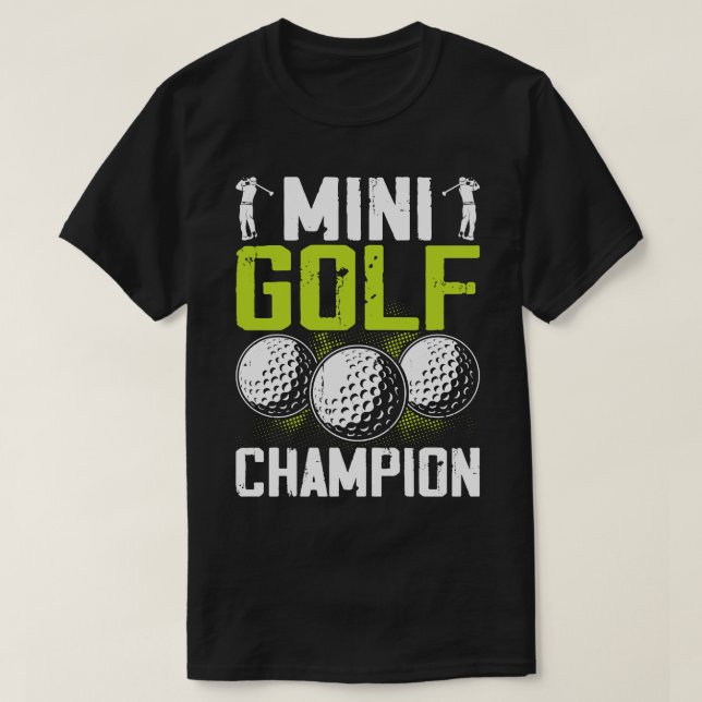 Mini Golf Champion T Shirt for Women Manar (Design framsida)