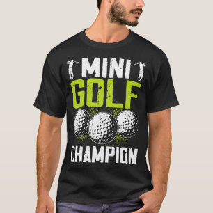 Mini Golf Champion T Shirt for Women Manar