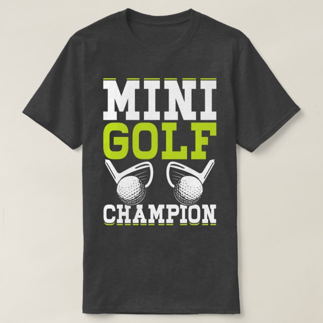 Mini Golf Champion T Shirt for Women Manar 1 (Design framsida)